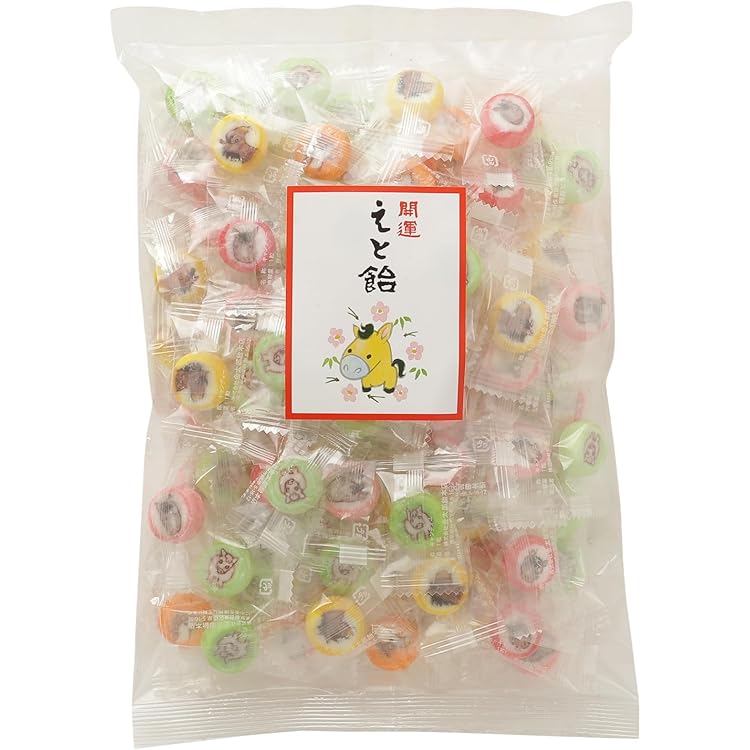 Amazon.co.jp: えと飴 六色干支飴 50個入り 個包装 2026年版 干支 飴